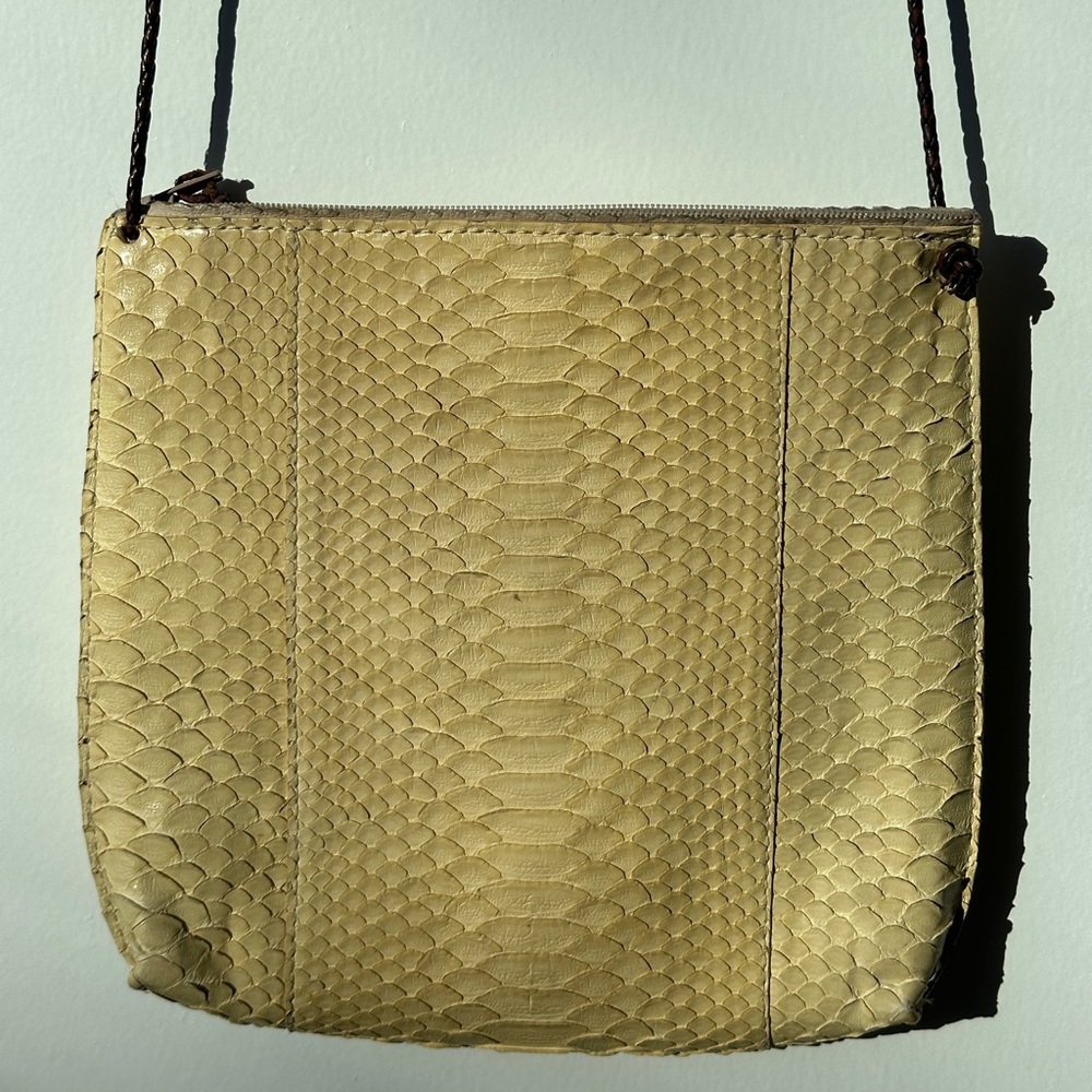 B.May Cream Python Crossbody - image 2